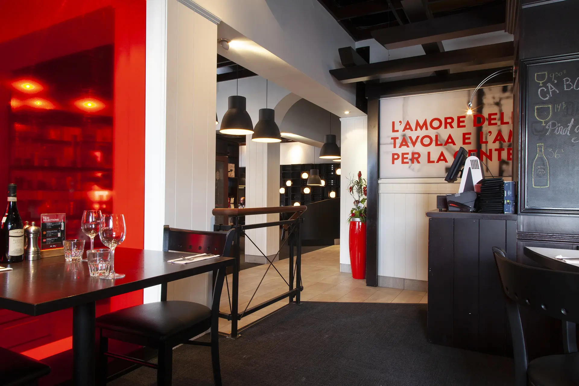 Salles privées PACINI Langelier, Restaurant italien PACINI | Langelier